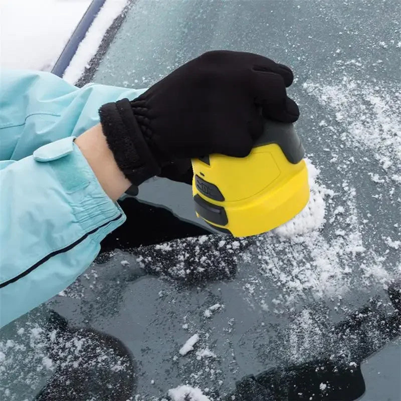 Cordless Electric Snow Scraper for Car – Portable Auto Ice Remover with Rechargeable Battery & USB Charging