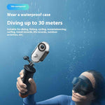 Motors Fixer 4K Outdoor Sports Camera – Mini Helmet Bike Action Cam with Waterproof Case & Accessories