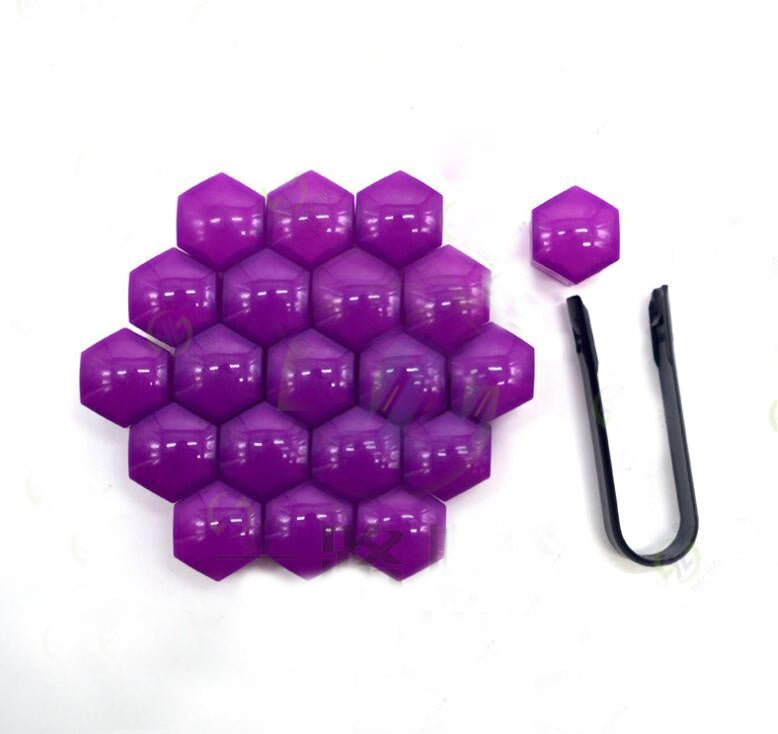 17mm Car Tire Screw Cap – Durable Nylon Wheel Bolt Cover | Anti-Rust Decorative Lug Nut Shell