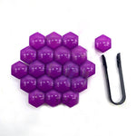 17mm Car Tire Screw Cap – Durable Nylon Wheel Bolt Cover | Anti-Rust Decorative Lug Nut Shell