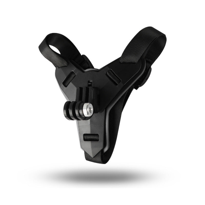 Motorcycle Helmet Chin Bracket – Compatible with DJI Hero 7/6/5 Action Cameras, ABS & Silicone Material