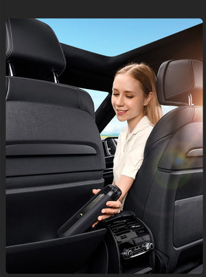 Car Vacuum Cleaner Wireless 5000Pa – Mini Handheld Portable Vacuum for Car, Home & Desktop with HEPA Filter