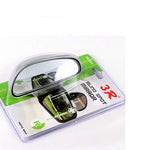 Motors Fixer Car Blind Spot Mirror – 360° Adjustable Rearview Safety Mirror with Strong 3M Adhesive
