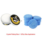 Car Wax Glass Plating Kit with Applicators & Polishing Towels