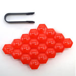 17mm Car Tire Screw Cap – Durable Nylon Wheel Bolt Cover | Anti-Rust Decorative Lug Nut Shell