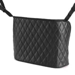 Motors Fixer Car Handbag Holder & Storage Organizer – PU Leather Seat Gap Net Auto Middle Console Storage for Bags, Books, Sundries