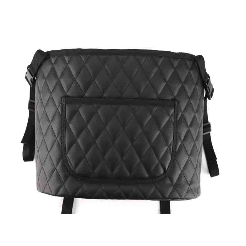 Motors Fixer Car Handbag Holder & Storage Organizer – PU Leather Seat Gap Net Auto Middle Console Storage for Bags, Books, Sundries