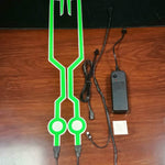 Motors Fixer Motorcycle Helmet LED Signal Strip – DIY Flashing Light Kit for Night Riding