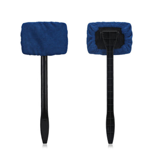 Motors Fixer Car Window Cleaner Brush Kit – Microfiber Windshield Wiper Glass Cleaning Tool with Long Handle