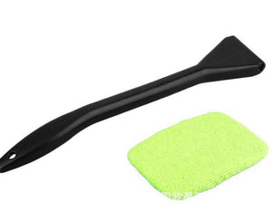 Motors Fixer Car Window Cleaner Brush Kit – Microfiber Windshield Wiper Glass Cleaning Tool with Long Handle