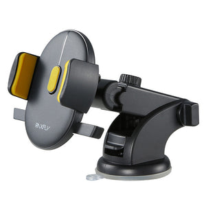 Motors Fixer Telescopic Car Phone Holder with Long Rod – 360° Rotation, Suction Cup Dashboard Mount for 3.5–7 inch Devices