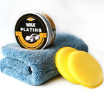 Car Wax Glass Plating Kit with Applicators & Polishing Towels