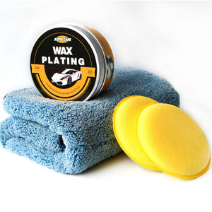 Car Wax Glass Plating Kit with Applicators & Polishing Towels