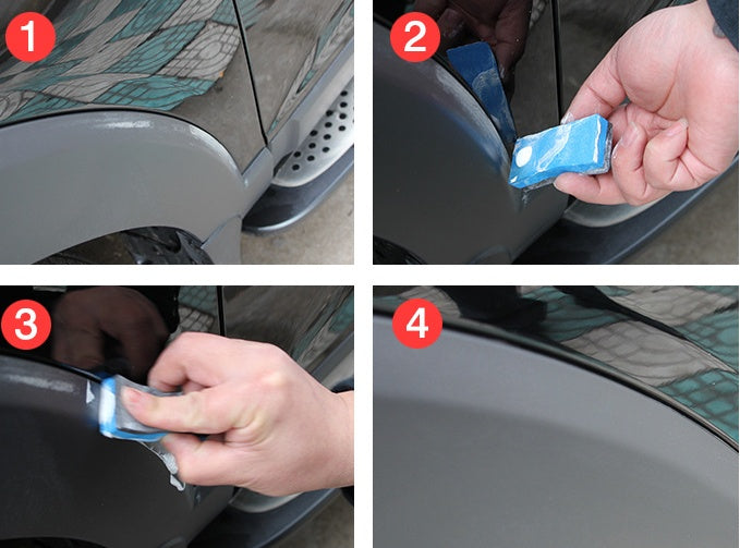 Motors Fixer Car Scratch Remover S Wax – Paint Repair Paste for Light Scratches, Swirls, and Stains with Sponge
