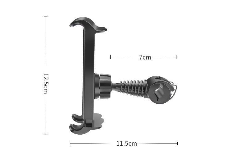 Motors Fixer Universal Car Phone & Tablet Holder – 360° Rotating Back Seat Mount for 4–11" Devices