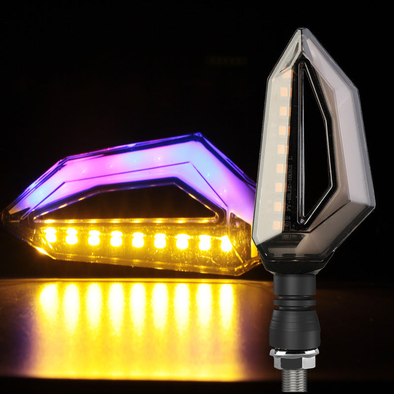 Motors Fixer Off-Road Motorcycle Modified Parts – LED Turn Signal with Acrylic Lampshade & ABS Housing