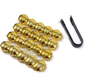 17mm Car Tire Screw Cap – Durable Nylon Wheel Bolt Cover | Anti-Rust Decorative Lug Nut Shell