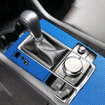 Motors Fixer TPU Car Interior Decoration Film – Transparent & Carbon Fiber Protective Stickers for Dash, Gear, Screen, and Buttons