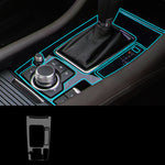 Motors Fixer TPU Car Interior Decoration Film – Transparent & Carbon Fiber Protective Stickers for Dash, Gear, Screen, and Buttons