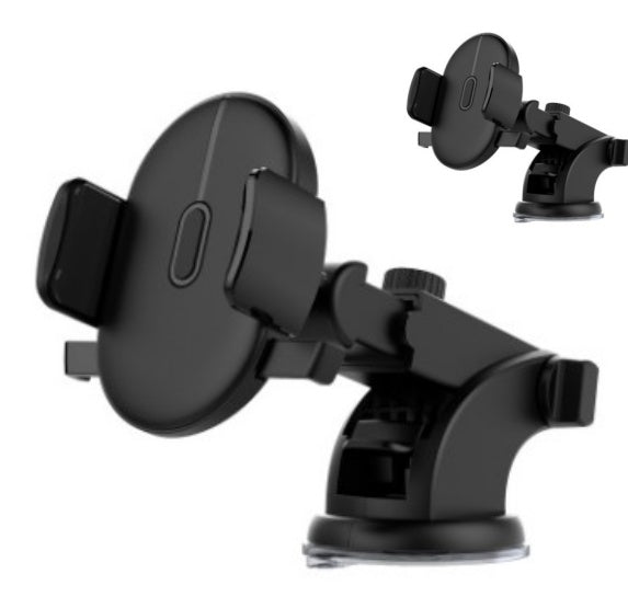 Motors Fixer Telescopic Car Phone Holder with Long Rod – 360° Rotation, Suction Cup Dashboard Mount for 3.5–7 inch Devices
