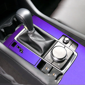 Motors Fixer TPU Car Interior Decoration Film – Transparent & Carbon Fiber Protective Stickers for Dash, Gear, Screen, and Buttons