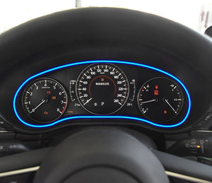Motors Fixer TPU Car Interior Decoration Film – Transparent & Carbon Fiber Protective Stickers for Dash, Gear, Screen, and Buttons