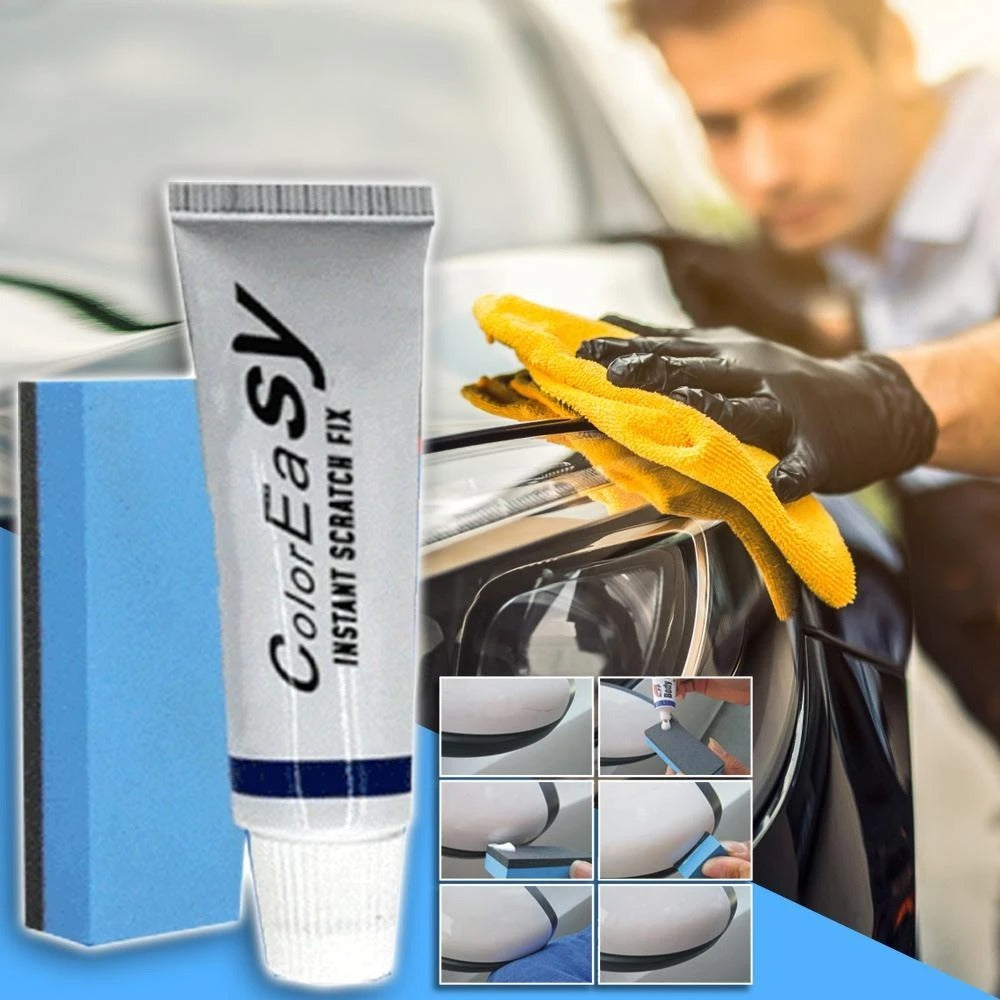 Motors Fixer Car Scratch Remover S Wax – Paint Repair Paste for Light Scratches, Swirls, and Stains with Sponge