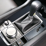 Motors Fixer TPU Car Interior Decoration Film – Transparent & Carbon Fiber Protective Stickers for Dash, Gear, Screen, and Buttons