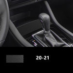 Motors Fixer TPU Car Interior Decoration Film – Transparent & Carbon Fiber Protective Stickers for Dash, Gear, Screen, and Buttons