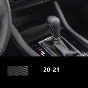 Motors Fixer TPU Car Interior Decoration Film – Transparent & Carbon Fiber Protective Stickers for Dash, Gear, Screen, and Buttons
