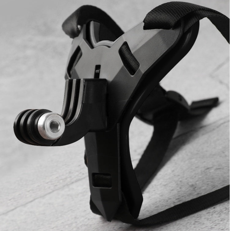 Motorcycle Helmet Chin Bracket – Compatible with DJI Hero 7/6/5 Action Cameras, ABS & Silicone Material