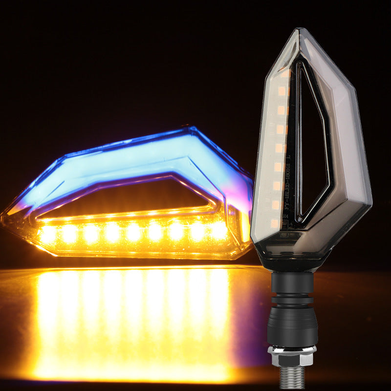 Motors Fixer Off-Road Motorcycle Modified Parts – LED Turn Signal with Acrylic Lampshade & ABS Housing