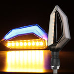 Motors Fixer Off-Road Motorcycle Modified Parts – LED Turn Signal with Acrylic Lampshade & ABS Housing