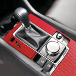 Motors Fixer TPU Car Interior Decoration Film – Transparent & Carbon Fiber Protective Stickers for Dash, Gear, Screen, and Buttons