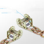 Motors Fixer Universal Car Snow Chain – Manganese Steel Anti-Slip Tire Chain for Snow, Ice & Mud