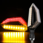 Motors Fixer Off-Road Motorcycle Modified Parts – LED Turn Signal with Acrylic Lampshade & ABS Housing