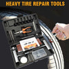Motors Fixer Car Tire Repair Tool Kit – 11 to 58-Piece Emergency Flat Tire Plug Set
