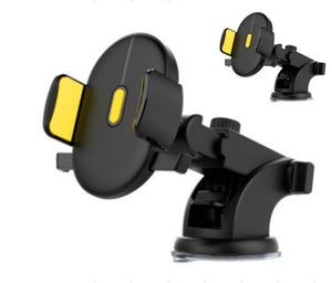 Motors Fixer Telescopic Car Phone Holder with Long Rod – 360° Rotation, Suction Cup Dashboard Mount for 3.5–7 inch Devices