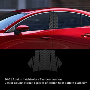 Motors Fixer TPU Car Interior Decoration Film – Transparent & Carbon Fiber Protective Stickers for Dash, Gear, Screen, and Buttons