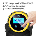 Motors Fixer Automatic Portable Digital LED Car Air Compressor