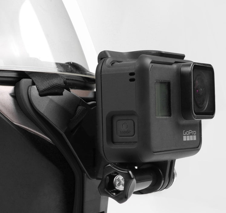 Motorcycle Helmet Chin Bracket – Compatible with DJI Hero 7/6/5 Action Cameras, ABS & Silicone Material