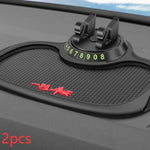 Motors Fixer 4-in-1 Non-Slip Car Phone Pad with Parking Number Card, Aromatherapy, Phone Holder & Sticky Mat – Anti-Slide Dashboard Mount