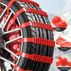 Motors Fixer Emergency Plastic Tire Non-Slip Chain – Universal Anti-Skid Snow Band for Car Tires Quick Install Traction Belt (1–40PCS)