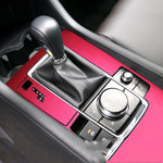 Motors Fixer TPU Car Interior Decoration Film – Transparent & Carbon Fiber Protective Stickers for Dash, Gear, Screen, and Buttons