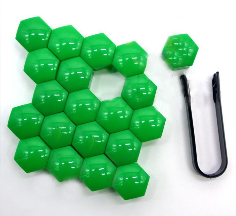 17mm Car Tire Screw Cap – Durable Nylon Wheel Bolt Cover | Anti-Rust Decorative Lug Nut Shell