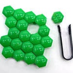 17mm Car Tire Screw Cap – Durable Nylon Wheel Bolt Cover | Anti-Rust Decorative Lug Nut Shell