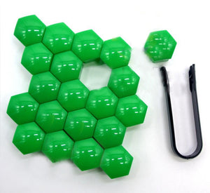 17mm Car Tire Screw Cap – Durable Nylon Wheel Bolt Cover | Anti-Rust Decorative Lug Nut Shell