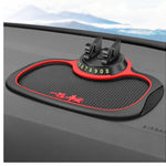Motors Fixer 4-in-1 Non-Slip Car Phone Pad with Parking Number Card, Aromatherapy, Phone Holder & Sticky Mat – Anti-Slide Dashboard Mount
