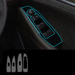 Motors Fixer TPU Car Interior Decoration Film – Transparent & Carbon Fiber Protective Stickers for Dash, Gear, Screen, and Buttons