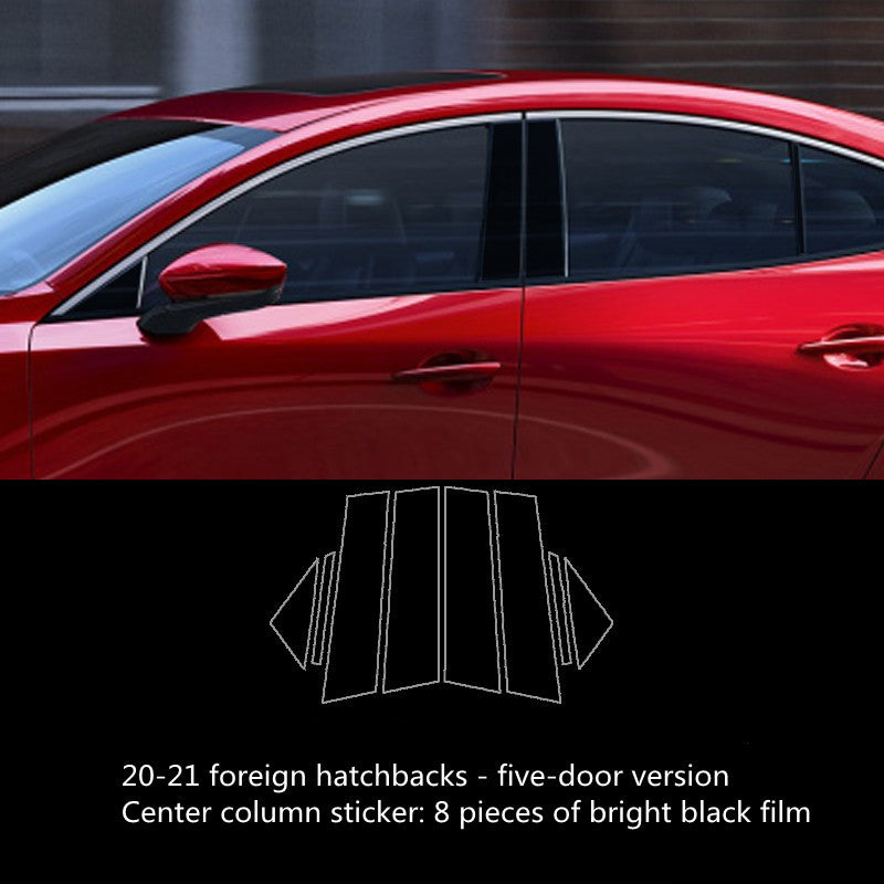 Motors Fixer TPU Car Interior Decoration Film – Transparent & Carbon Fiber Protective Stickers for Dash, Gear, Screen, and Buttons